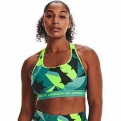Under Armour Crossback Printed 2.0 Medium-Impact Sports Bra Neptune Print -Under Armour SHOP unnamed file 6823