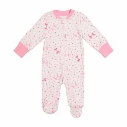 Baby Girl Under Armour Allover Pink Polka Dot Print Sleep & Play