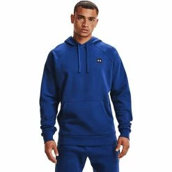 Big & Tall Under Armour Rival Fleece Hoodie 467 Mechanic Blue -Under Armour SHOP unnamed file 685