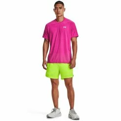 Men's Under Armour Launch Running Shorts Quirky Lime Black -Under Armour SHOP unnamed file 6871