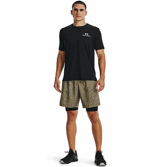 Men's Under Armour Woven Adapt Shorts Tourmaline Teal 3 Men's Under Armour Woven Adapt Shorts Tourmaline Teal - Image 3