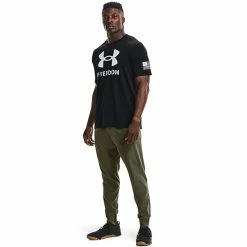Men's Under Armour Freedom Logo Tee Steel Light Heather -Under Armour SHOP unnamed file 6929