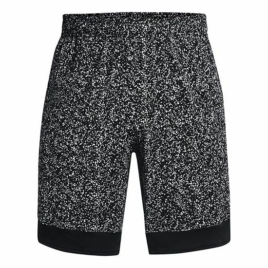 Men's Under Armour Train Stretch Printed Shorts Black White 7 Men's Under Armour Train Stretch Printed Shorts Black White - Image 7
