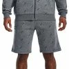 Men's Under Armour Printed Rival Fleece Shorts Pitch Gray