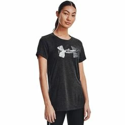 Women's Under Armour Tech™ Twist Script Logo Tee Black White 16 Women's Under Armour Tech™ Twist Script Logo Tee Black White -Under Armour SHOP unnamed file 7001
