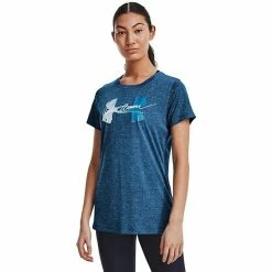 Women's Under Armour Tech™ Twist Script Logo Tee Black White 18 Women's Under Armour Tech™ Twist Script Logo Tee Black White -Under Armour SHOP unnamed file 7003