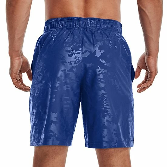 Big & Tall Under Armour Emboss Woven Shorts Academy 2 Big & Tall Under Armour Emboss Woven Shorts Academy - Image 2
