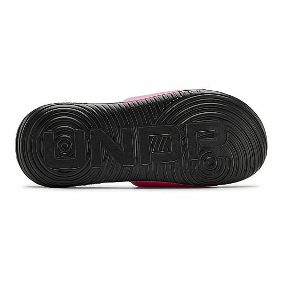 Under Armour Ansa Kids' Slide Sandals Black Pink 3 Under Armour Ansa Kids' Slide Sandals Black Pink - Image 3