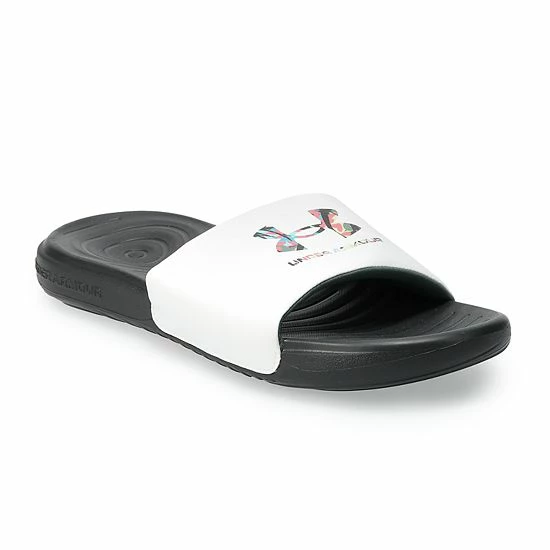 Under Armour Ansa Graphic Logo Men's Slide Sandals Phoenix Fire Black 19 Under Armour Ansa Graphic Logo Men's Slide Sandals Phoenix Fire Black - Image 19