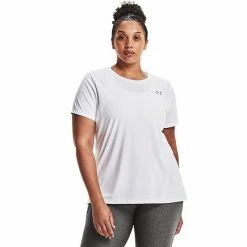 Plus Size Under Armour Tech Tee Mineral Blue -Under Armour SHOP unnamed file 7109