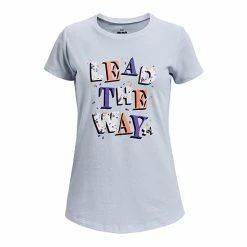 Girls 7-16 Under Armour Lead The Way Confetti Tee Light Blue
