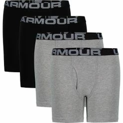 Boys 8-20 Under Armour 4-Pack Performance Cotton Boxer Briefs