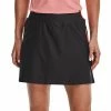 Women's Under Armour Links Knit Golf Skort Jet Gray Vermillion