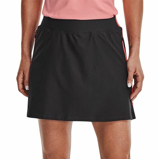 Women's Under Armour Links Knit Golf Skort Jet Gray Vermillion 7 Women's Under Armour Links Knit Golf Skort Jet Gray Vermillion - Image 7