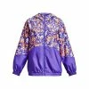 Girls 7-16 Under Armour Woven Full-Zip Jacket Purple