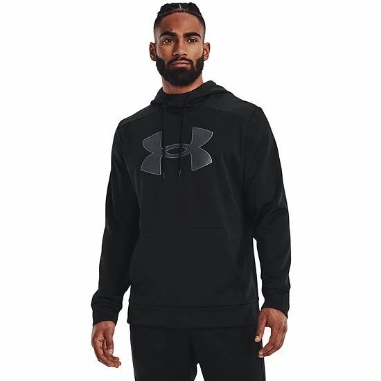 Men's Under Armour Big Logo Fleece Hoodie Royal 13 Men's Under Armour Big Logo Fleece Hoodie Royal - Image 13
