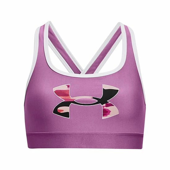 Girls 7-16 Under Armour Crossback Sports Bra Black 1 Girls 7-16 Under Armour Crossback Sports Bra Black