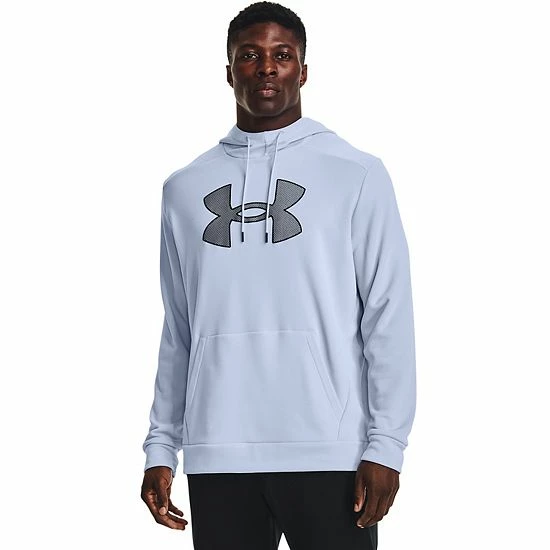 Men's Under Armour Big Logo Fleece Hoodie Royal 15 Men's Under Armour Big Logo Fleece Hoodie Royal - Image 15