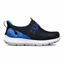 Under Armour Surge 3 Infant/Toddler Slip-On Running Shoes Black