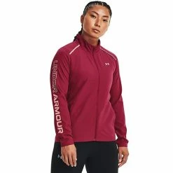 Women's Under Armour OutRun The Rain II Water-Resistant Track Jacket Black