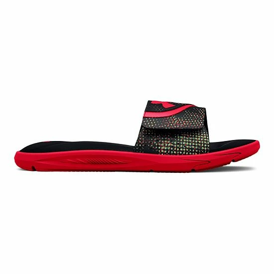 Under Armour Ignite VI Kids' Graphic Strap Slide Sandals Black 12 Under Armour Ignite VI Kids' Graphic Strap Slide Sandals Black - Image 12