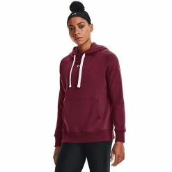 Women's Under Armour Rival Fleece Hoodie 001 Black -Under Armour SHOP unnamed file 7295