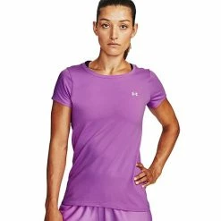 Women's Under Armour HeatGear® Crewneck Tee Pink Punk -Under Armour SHOP unnamed file 7318