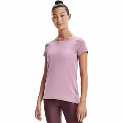 Women's Under Armour HeatGear® Crewneck Tee Pink Punk -Under Armour SHOP unnamed file 7319