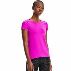 Women's Under Armour HeatGear® Crewneck Tee Pink Punk -Under Armour SHOP unnamed file 7322