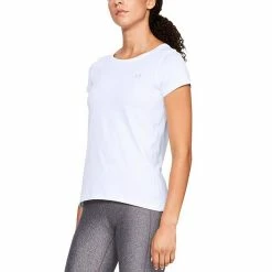 Women's Under Armour HeatGear® Crewneck Tee Pink Punk -Under Armour SHOP unnamed file 7323