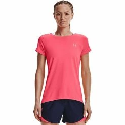 Women's Under Armour HeatGear® Crewneck Tee Pink Punk -Under Armour SHOP unnamed file 7325
