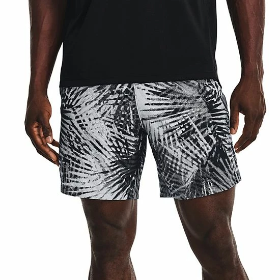 Men's Under Armour Printed Launch Running Shorts Black Rose 1 Men's Under Armour Printed Launch Running Shorts Black Rose