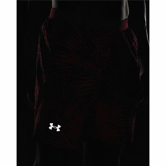 Men's Under Armour Printed Launch Running Shorts Black Rose 5 Men's Under Armour Printed Launch Running Shorts Black Rose - Image 5