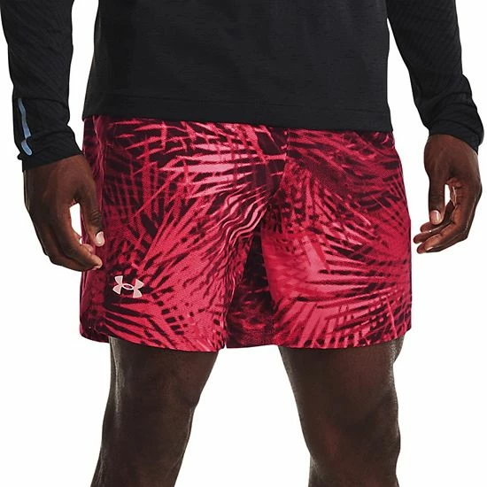 Men's Under Armour Printed Launch Running Shorts Black Rose 9 Men's Under Armour Printed Launch Running Shorts Black Rose - Image 9