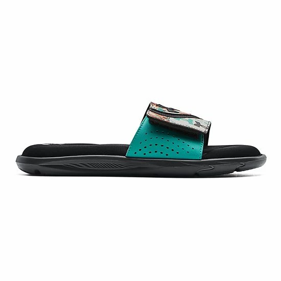 Under Armour Ignite VI Men's Graphic Strap Slide Sandals Black Cerise Royal 1 Under Armour Ignite VI Men's Graphic Strap Slide Sandals Black Cerise Royal
