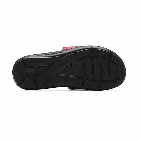 Under Armour Ignite VI Men's Graphic Strap Slide Sandals Black Cerise Royal 3 Under Armour Ignite VI Men's Graphic Strap Slide Sandals Black Cerise Royal - Image 3