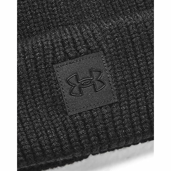 Women's Under Armour Halftime Cable Knit Beanie White 3 Women's Under Armour Halftime Cable Knit Beanie White - Image 3