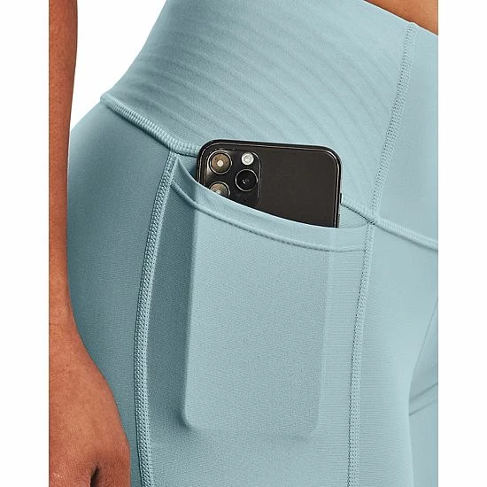 Women's Under Armour HeatGear® High-Waisted 7/8 Leggings Black 4 Women's Under Armour HeatGear® High-Waisted 7/8 Leggings Black - Image 4