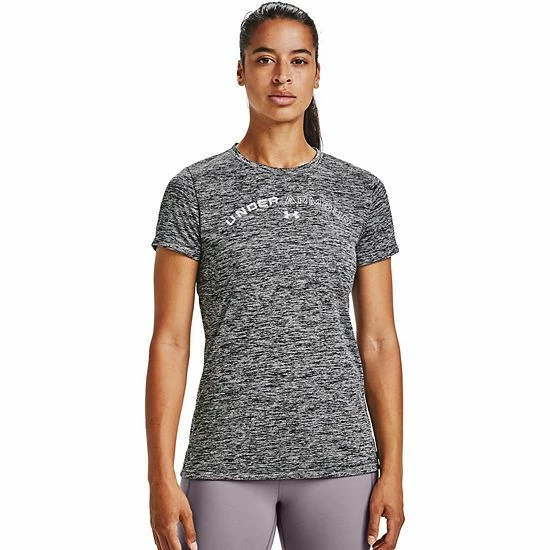 Women's Under Armour Tech Twist Graphic Tee Green Citrine 7 Women's Under Armour Tech Twist Graphic Tee Green Citrine - Image 7