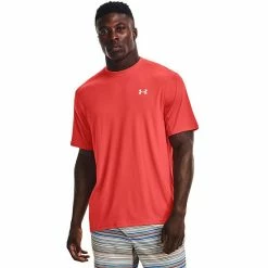 Men's Under Armour Drift Tide UA Tech™ Knit Performance Crewneck Tee Team Orange -Under Armour SHOP unnamed file 7482
