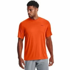 Men's Under Armour Drift Tide UA Tech™ Knit Performance Crewneck Tee Team Orange -Under Armour SHOP unnamed file 7483