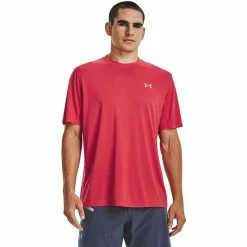 Men's Under Armour Drift Tide UA Tech™ Knit Performance Crewneck Tee Team Orange -Under Armour SHOP unnamed file 7487