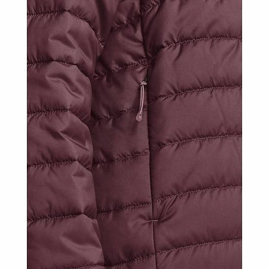 Women's Under Armour Hooded Insulate Parka Jacket Ash Plum Black 3 Women's Under Armour Hooded Insulate Parka Jacket Ash Plum Black - Image 3