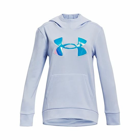 Girls 7-16 Under Armour Iridescent Logo Armour Fleece Hoodie Radar Blue 10 Girls 7-16 Under Armour Iridescent Logo Armour Fleece Hoodie Radar Blue - Image 10