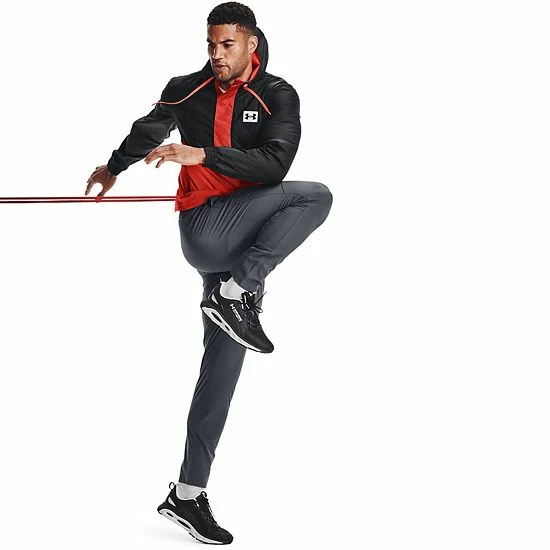 Men's Under Armour Stretch Woven Pants Pewter Black 7 Men's Under Armour Stretch Woven Pants Pewter Black - Image 7