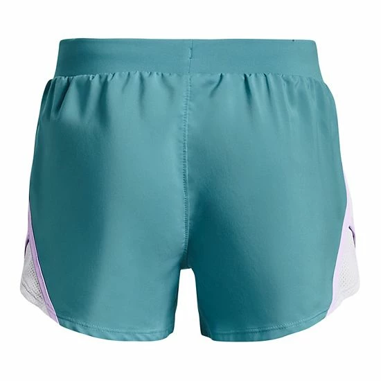 Girls 7-16 Under Armour Fly By Shorts Electric Tangerine 2 Girls 7-16 Under Armour Fly By Shorts Electric Tangerine - Image 2