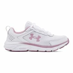 Under Armour Charged Assert 9 Women's Running Shoes Mauve Pink White
