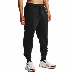 Big & Tall Under Armour Rival Fleece Jogger Pants Pitch Gray Heather