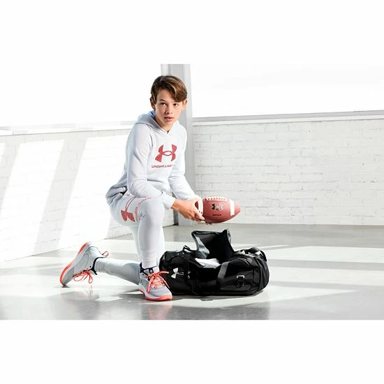 Boys 8-20 Under Armour Big Logo Fill Rival Fleece Hoodie Chicago Blue 3 Boys 8-20 Under Armour Big Logo Fill Rival Fleece Hoodie Chicago Blue - Image 3