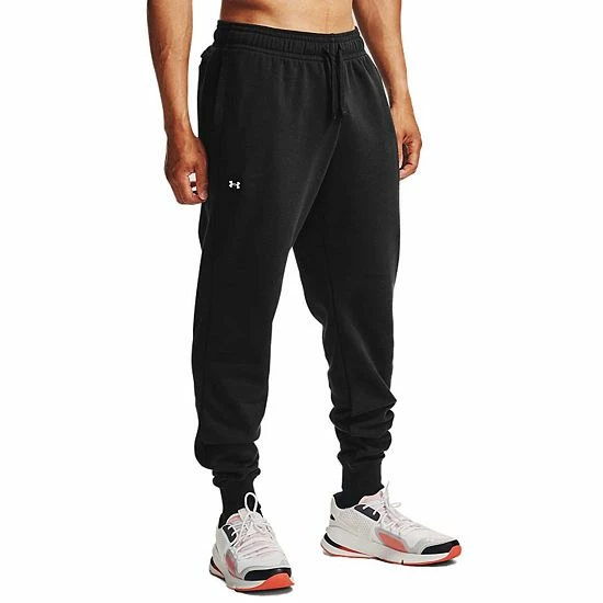 Big & Tall Under Armour Rival Fleece Jogger Pants Pitch Gray Heather 14 Big & Tall Under Armour Rival Fleece Jogger Pants Pitch Gray Heather - Image 14